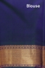 Pure Handloom Butta Contrast Kanjeevaram Silk Saree